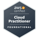 AWS Certified Cloud Practitioner badge