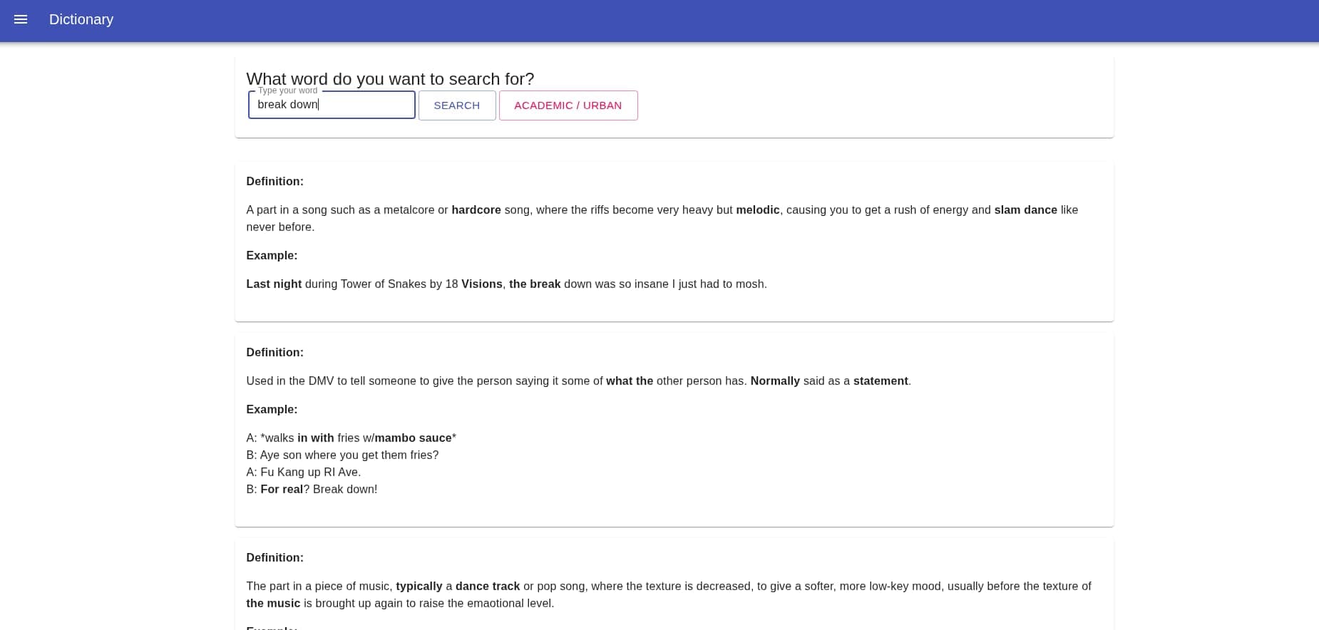 English Dictionary preview